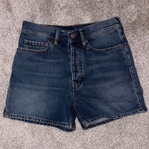 Acne Deep Blue Women's Jean Shorts